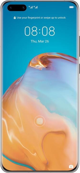 Image du produit Huawei P40 Pro (256 Go, Noir, 6.58", Double SIM hybride + eSIM, 50 Mpx, 5G)