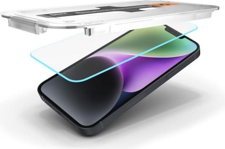 Produktbild Spigen Gehärtetes Glas GLAS.tR ez Passend für Apple iPhone 13 (1 Stück, Apple iPhone 14, Apple iPhone 16e, Apple iPhone 13 Pro, Apple iPhone 13)
