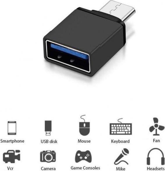 Actual product image Maclean MCE470 - Adapter mit OTG-Funktio für USB-Stick Festplatte Tablet Smartphon (USB-A, USB Type C)