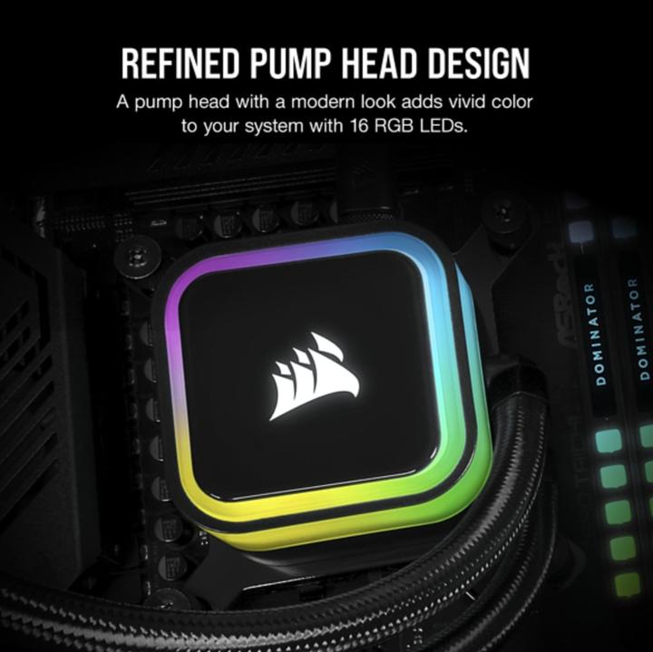 Produktbild Corsair WAK Cooling Hydro H100i iCUE Elite