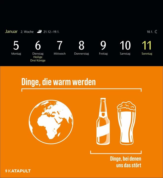 Actual product image Harenberg Katapult Postkartenkalender 2026 - 53 Infografiken, die deine Sicht auf die Welt verändern (German)