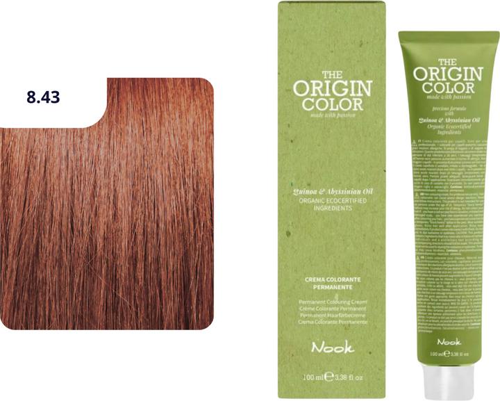 Immagine prodotto Nook Tintura per capelli Origin Colour (8,43 Biondo chiaro rame oro)