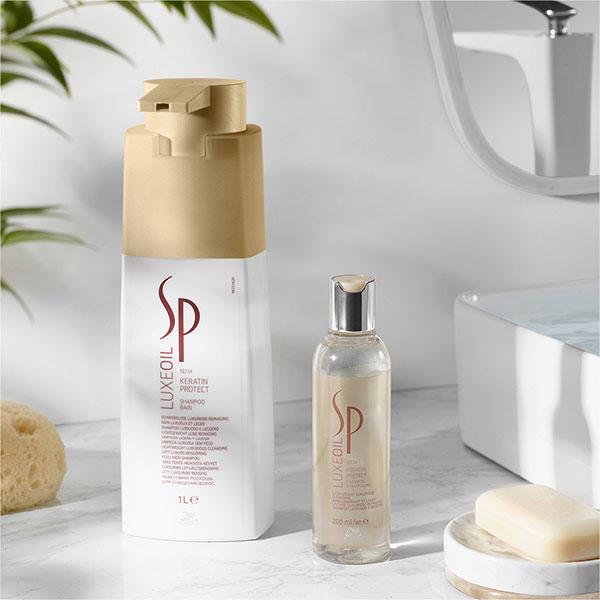 Produktbild Wella SP Luxe Oil Keratin Protect (1000 ml, Flüssiges Shampoo)