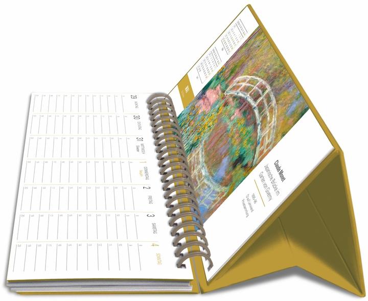 Produktbild Harenberg Die Welt der Kunst Premium-Tischplaner 2026 - Wochenkalender mit 53 Meisterwerken (Harter Einband, Deutsch)