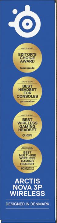 Actual product image SteelSeries Arctis Nova 3pw White (Wireless)