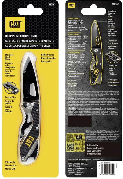 Produktbild Cat Klappmesser (6.70 cm)