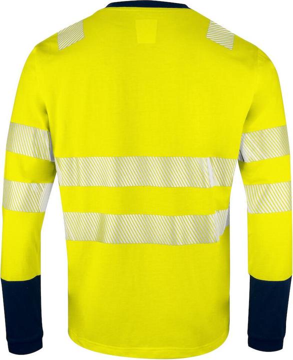 Actual product image Projob 6014 T-SHIRT MANCHES LONGUES EN ISO 20471 CLASS 3/2