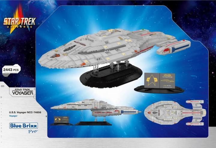 Produktbild Blue Brixx Star Trek USS Voyager NCC-74656