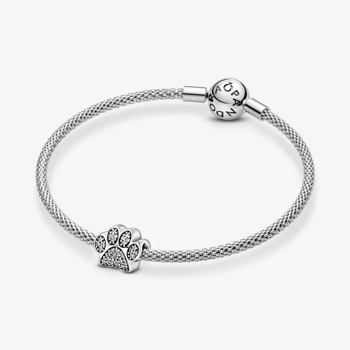 Image du produit Pandora Charm Empreinte de patte scintillante (Argent)