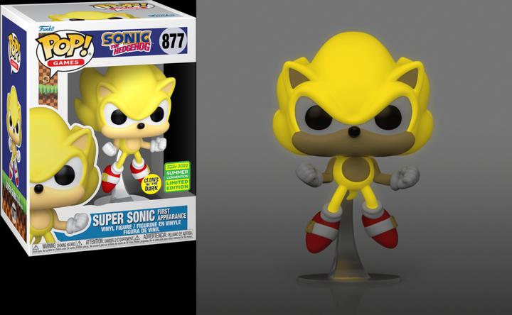 Actual product image Funko POP Sonic The Hedgehog Super Sonic Exclusive