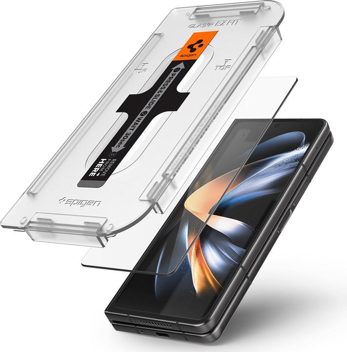 Image du produit Spigen Screen Protector GLAS.tR Full Cover Glass + Hinge Film (1 pièce(s), Samsung Galaxy Z Fold4)