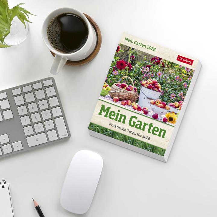 Produktbild Harenberg Mein Garten Tagesabreisskalender 2026 - Praktische Tipps für 2026 (Deutsch)