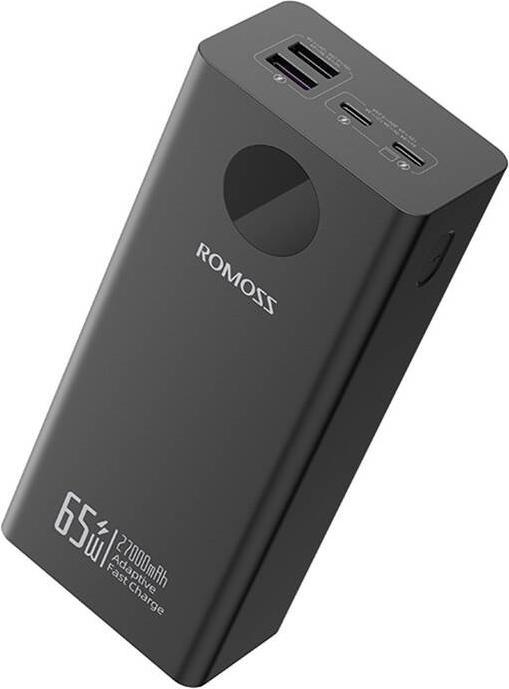 Actual product image Romoss Powerbank PEA27S Pro 27000mAh 65W (black) (27000 mAh, 65 W, 99.90 Wh)