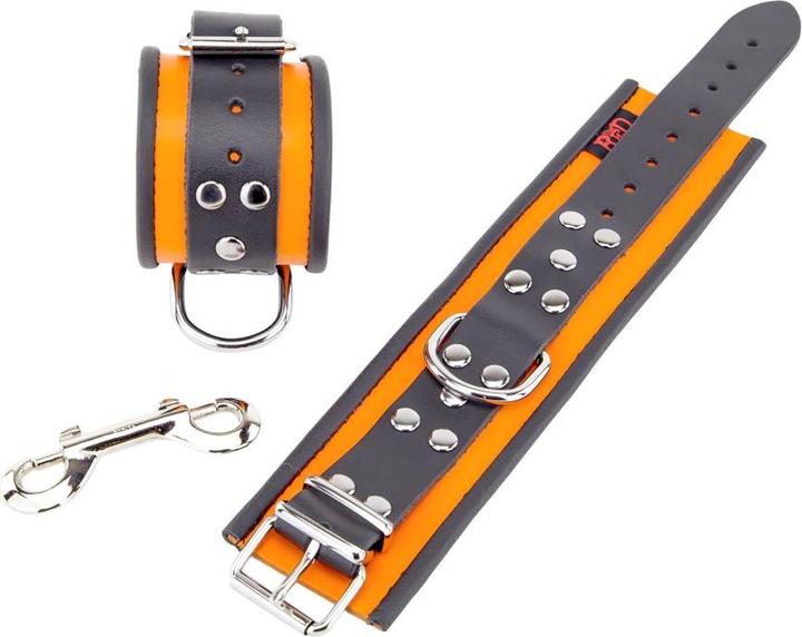 Actual product image The Red Leather handcuffs