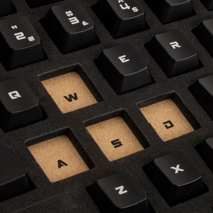 Produktbild Das Keyboard Clear Black, Lasered Spy Agency Keycap Set - Nordisch