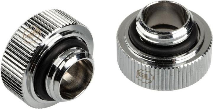 Actual product image Bitspower Touchaqua adapter connection G1/4 inch male to 16mm AD hardtube - pack of 2