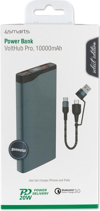 Produktbild 4smarts VoltHub Pro (10000 mAh, 22.50 W, 37 Wh)