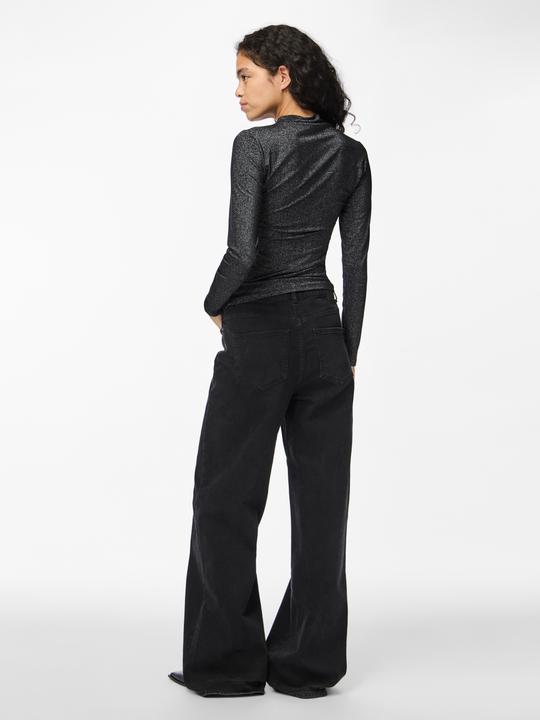 Immagine prodotto Pieces Pcmonica Ls Glitter Ruching Top Noos (M)