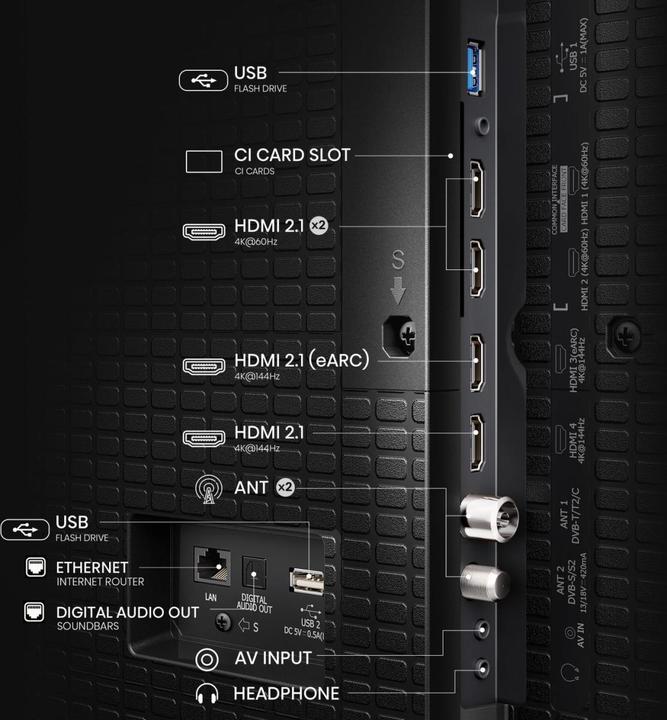 Actual product image Hisense 100E7Q PRO (100", QLED, UHD, 2025)