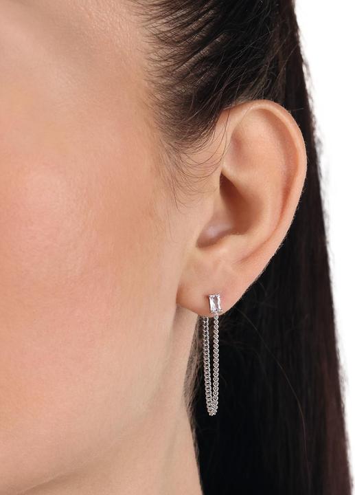 Immagine prodotto Amor Gioielli per orecchie da donna, argento 925, zirconi sintetici. (Argento 925)