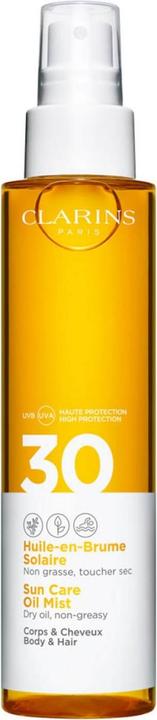 Clarins Sun - Huile-en-Brume Solaire Corps & Cheveux SPF30 (Crema solare viso, SPF 30, 150 ml, 190 g)