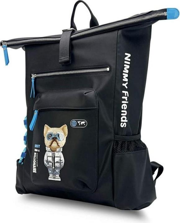 Actual product image Nimmy Cool&Cute 2.0 Dog laptop backpack black