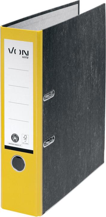 Produktbild von Hallers Ordner 8 cm, Gelb (A4, 80 mm, 1 Stück)