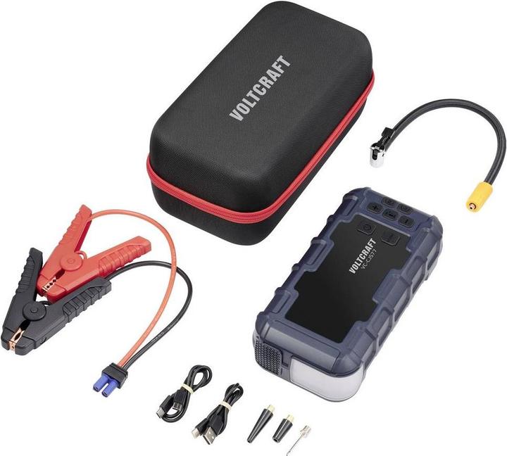 Produktbild Voltcraft Schnellstartsystem VC-CJS77 VC-16533725 Starthilfestrom (12 V)=600 A (1200 A, 16000 mAh)