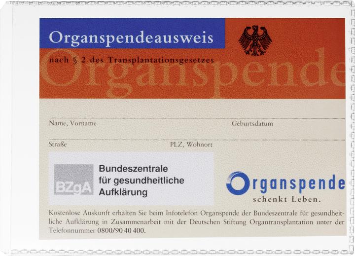 Durable Ausweishülle Verwendung für Papierformat: DIN A7 Werkstoff: Polypropylen (A7, 1 x)