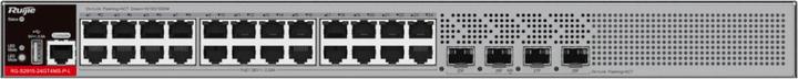 Image du produit Ruijie 24 ports Ã 10/100/1000Base-T copper avec auto-négociation, 4 ports Ã 1GE/2.5GE SFP, 2 ports fixes (24 Ports)