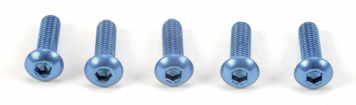 Produktbild Tamiya Schrauben 3x10 blau eloxiert