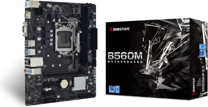 Biostar MB B560MHP 2.0 (B560,S1200,mATX,Intel,DDR4) (LGA 1200, Intel B560, mATX)