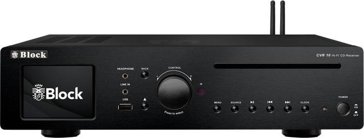 Block RICEVITORE CVR-10 NERO (Stereo, FM, DAB+)