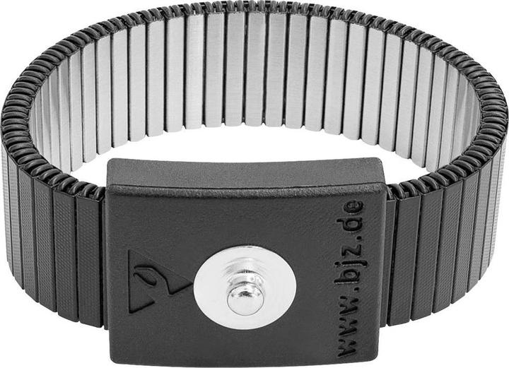 BJZ A-64119 ESD-Metallarmband Schwarz (Statikschutz)
