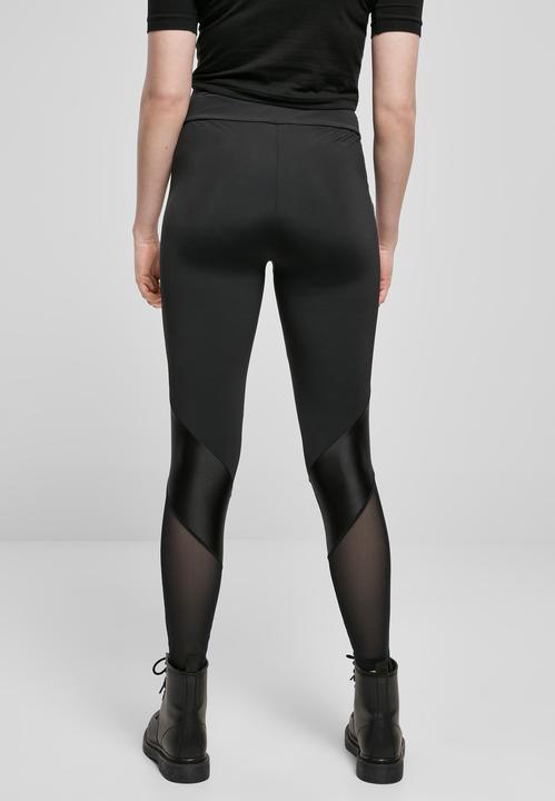 Actual product image Urban Classics Ladies Highwaist Mixed Tech Leggings (5XL)