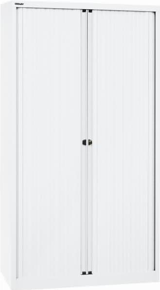 Productafbeelding Bisley Rolluikkast traffic wit 4 planken 100,0 x 43,0 x 198,0 cm (100 x 198 x 43 cm)