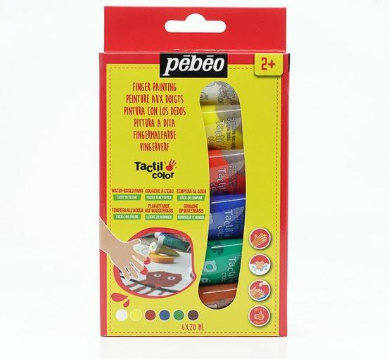 Image du produit Pebeo Tactilcolor Set Découverte 6 Tubes (20 ml)