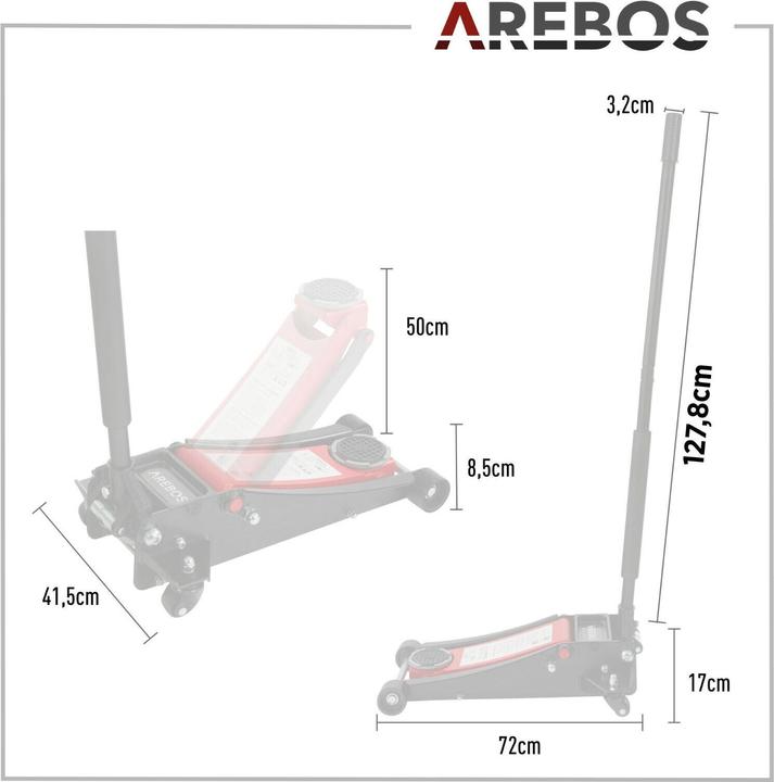 Produktbild Arebos Hydraulischer Wagenheber