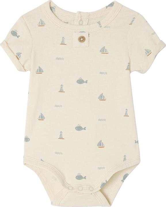 Produktbild Vertbaudet Bio-Kollektion: 2er-Pack Baby Bodys für Neugeborene mit Öffnung hinten (92, 98)