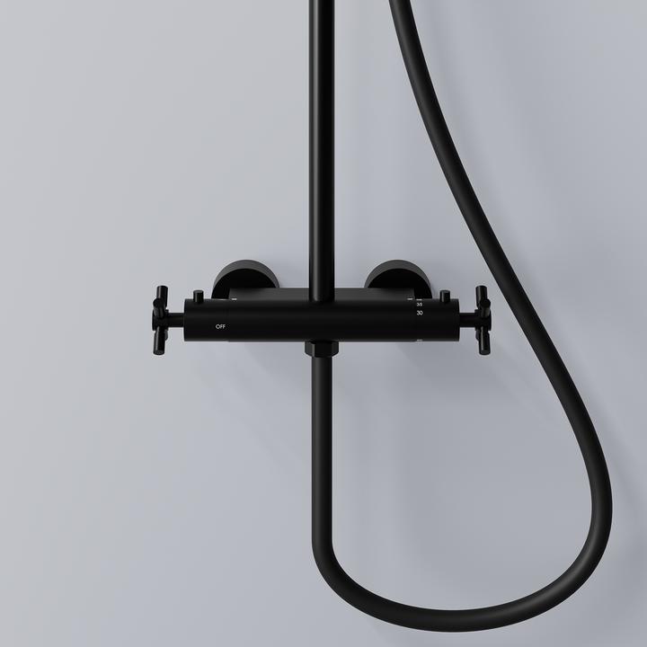 Actual product image Steinberg 250 series shower system, with thermostatic mixer, Easy Clean, 2502721