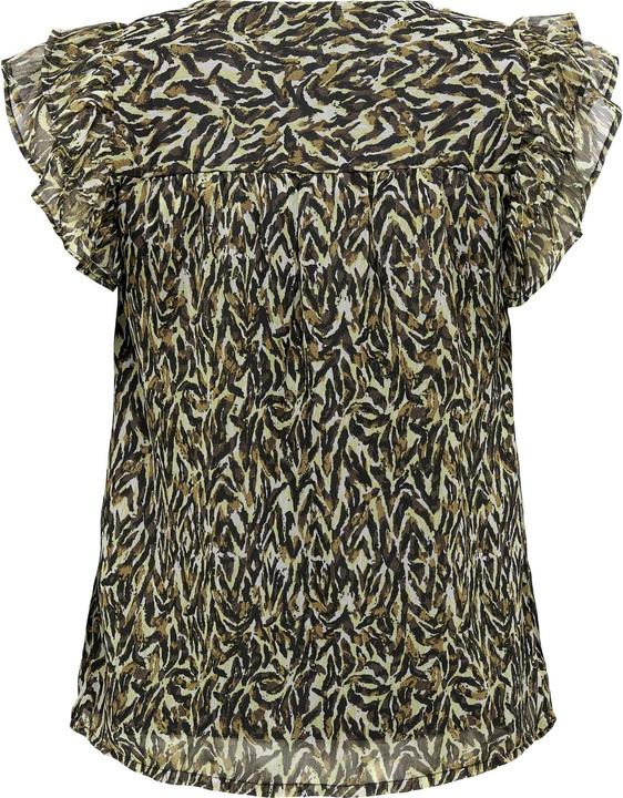 Actual product image Only Patterned top with short sleeves (XS)