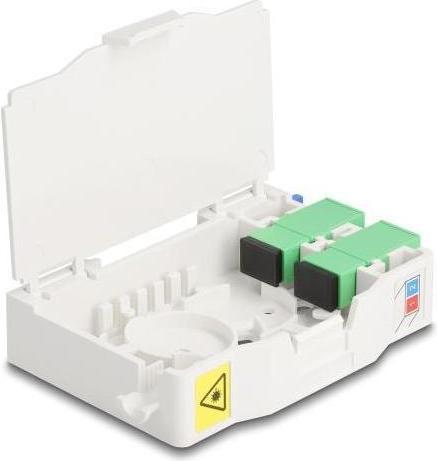 Immagine prodotto Delock Scatola di giunzione in fibra ottica per guida top-hat con supporto per giunzioni (Scatola di giunzione)
