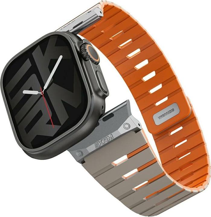 Image du produit Skinarma Strap Gemini for Apple Watch 49/46/45/44 mm grey (Acier inoxydable, Matières plastiques, Silicone)