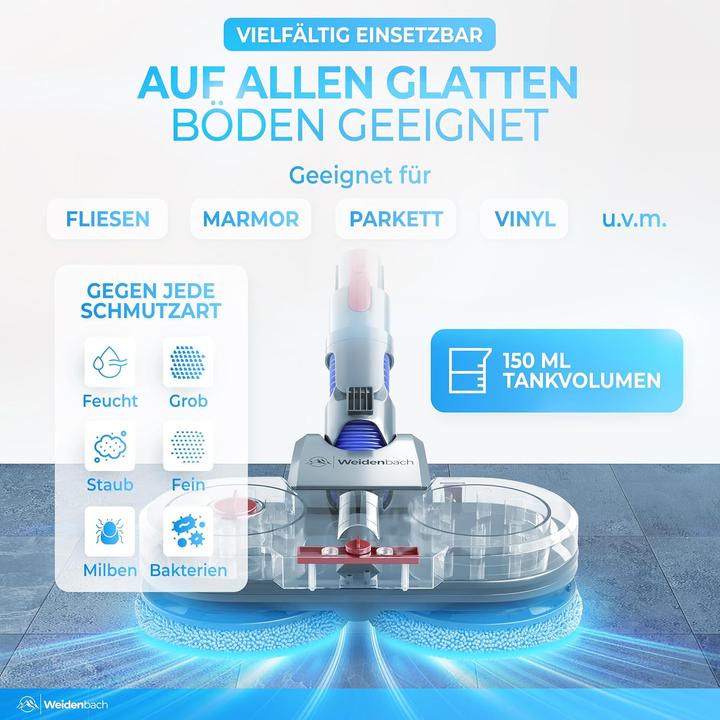 Immagine prodotto Weidenbach Wischaufsatz für Dyson V7-V15, Gen5 Nass- und Trockensauger