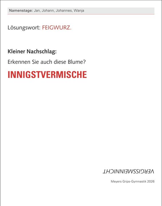 Productafbeelding Harenberg Meyers Grips-Gymnastik Tagesabreisskalender 2026 - Das tägliche 5-Minuten-Training für Gedächtnis (Duits, Philip, KIEFER, 2025)