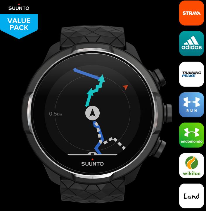 Produktbild Suunto 9 Baro Titanium (50 mm)