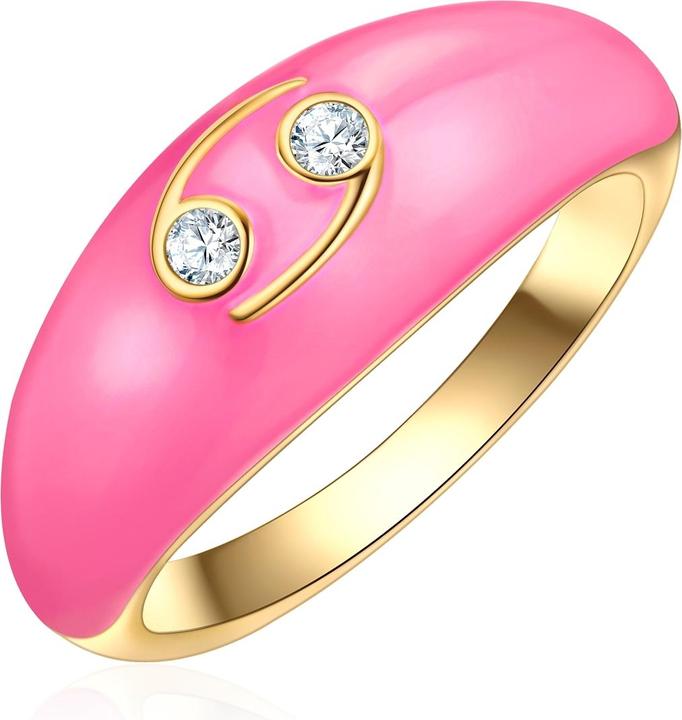 Produktbild Glanzstücke München Damen Ring Sternzeichen Krebs - 35964 (50, 925 Silber)