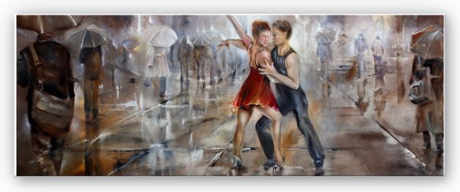 Produktbild Trenddeko Schmucker - It's raining again - Panorama (80 x 30 cm)
