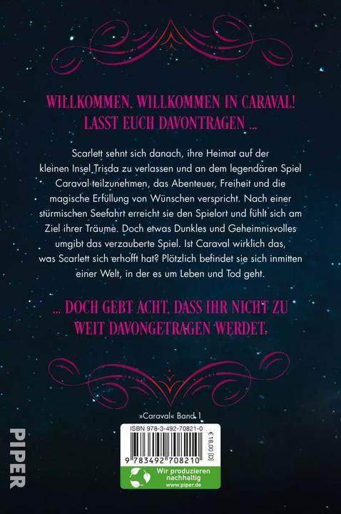 Actual product image Caraval (German, Stephanie Garber, 2023)