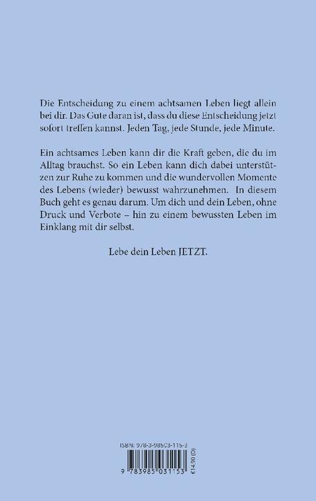 Produktbild Achtsamkeit im Alltag (Deutsch, Sunita Ehlers, 2022)